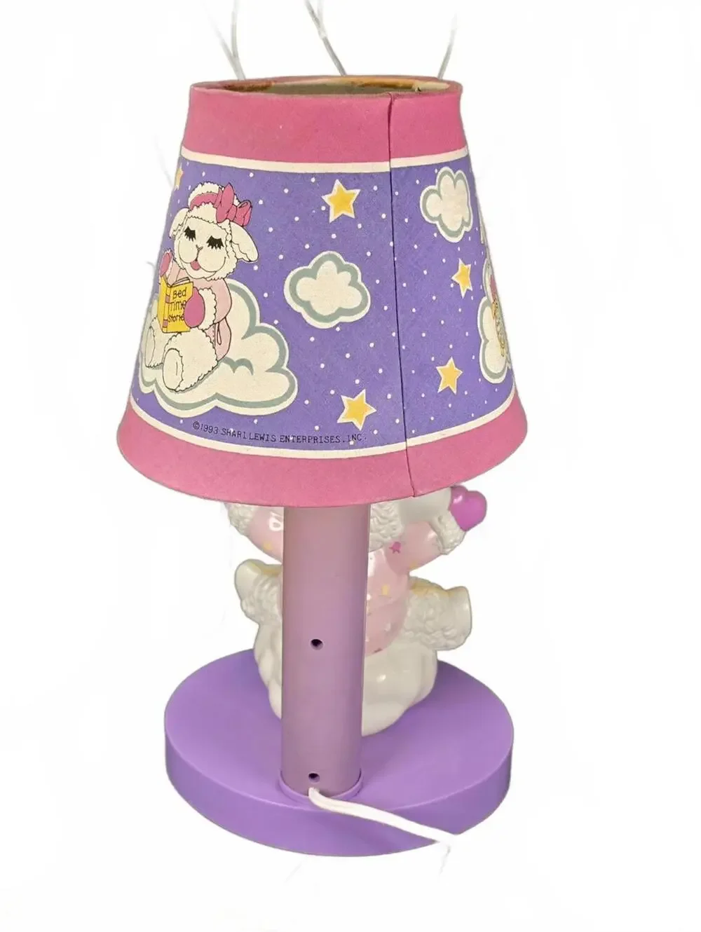 Vintage 1993 Lamb Chop Lamp Shari Lewis Enterprises Nursery Decor Retro